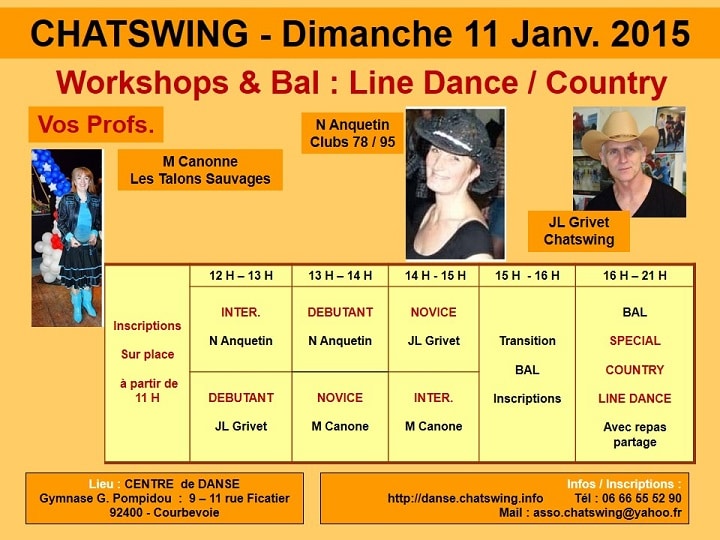 Workshop le 11/01 à Courbevoie